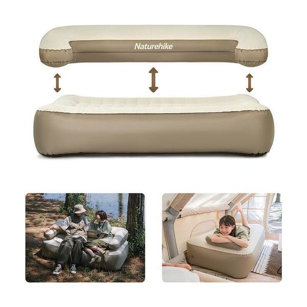 Диван, матрас надувний двомісний Naturehike NH22FCD07, надлегкий, 165x95x65 см, зі зйомною спинкою 63006 фото