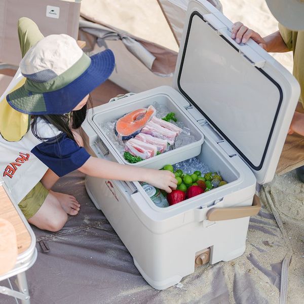 Туристичний холодильник до 36 годин Naturehike CNK2300BS012; 22 л; бежевий 65795 фото