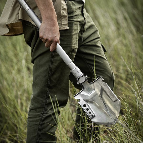 Лопата Naturehike Multifunctional outdoor shovel NH20GJ002; сріблястий 58342 фото