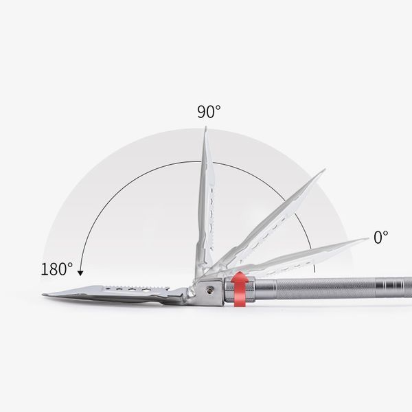 Лопата Naturehike Multifunctional outdoor shovel NH20GJ002; сріблястий 58342 фото