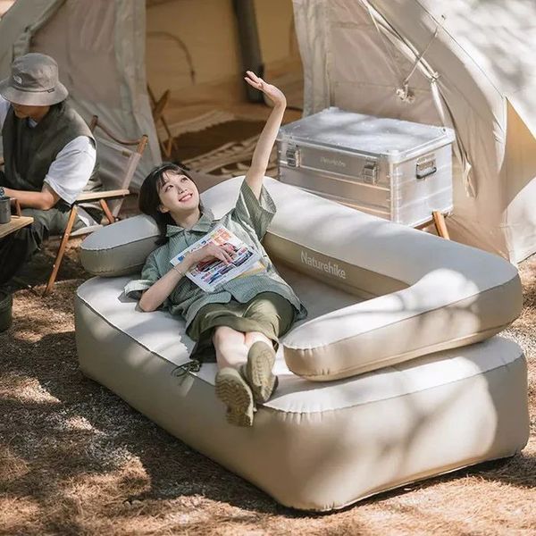 Диван, матрас надувний двомісний Naturehike NH22FCD07, надлегкий, 165x95x65 см, зі зйомною спинкою 63006 фото