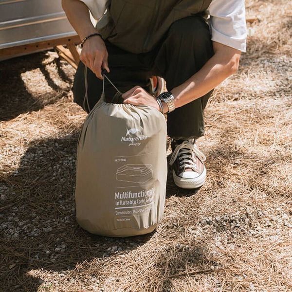 Диван, матрас надувний двомісний Naturehike NH22FCD07, надлегкий, 165x95x65 см, зі зйомною спинкою 63006 фото