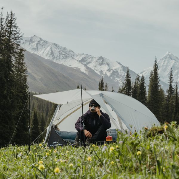 Намет двомісний ультралегкий Naturehike Star River UL CNK2450WS022, коричневий 71451 фото