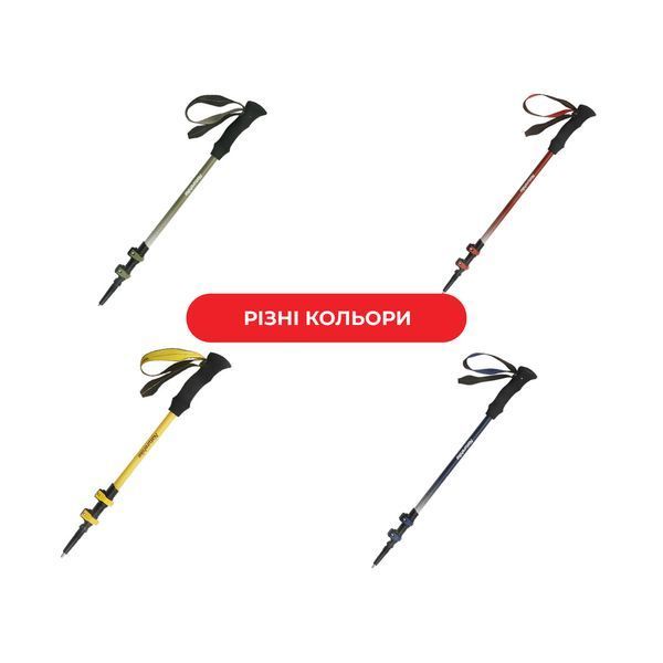 Трекінгова палиця Naturehike CNK2300DS010; 135 см; блакитна 65815 фото