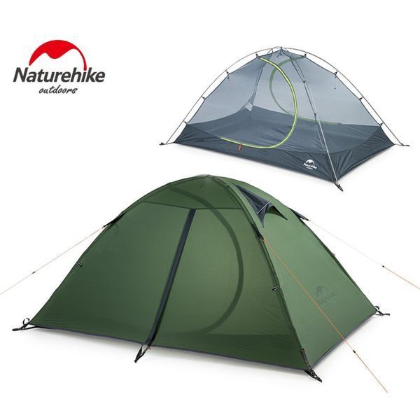Намет двомісний ультралегкий Naturehike NH15Z006-P, темно-зелений 69511 фото