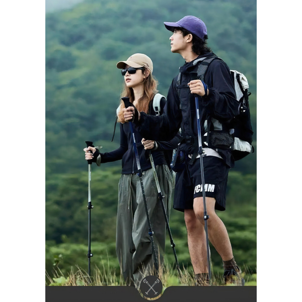 Трекінгова палиця Naturehike CNK2300DS010; 135 см; блакитна 65815 фото