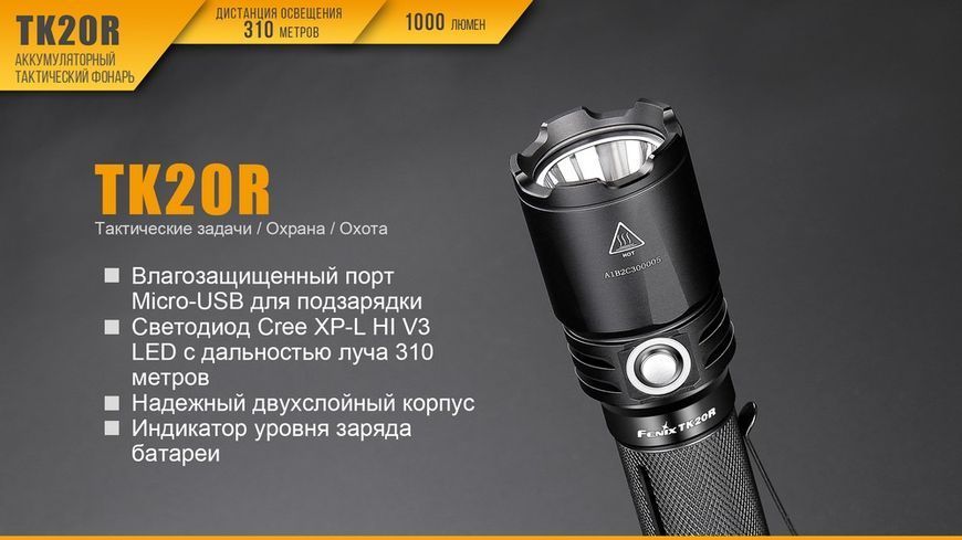 Ліхтар ручний Fenix TK20R 45949 фото
