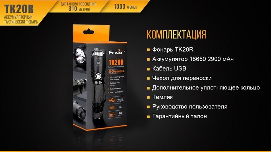 Ліхтар ручний Fenix TK20R 45949 фото