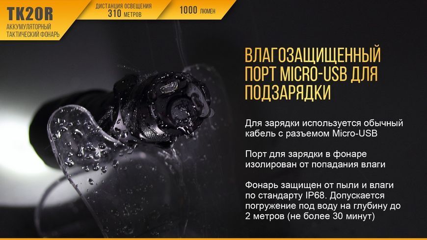 Ліхтар ручний Fenix TK20R 45949 фото