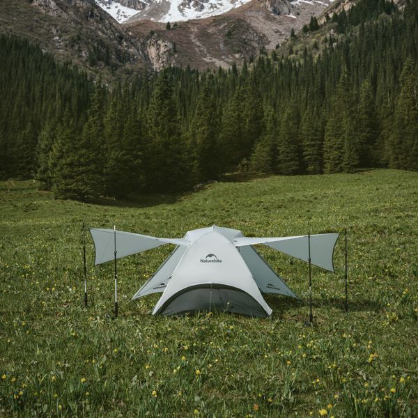 Намет двомісний ультралегкий Naturehike Star River UL CNK2450WS022; сірий 71452 фото