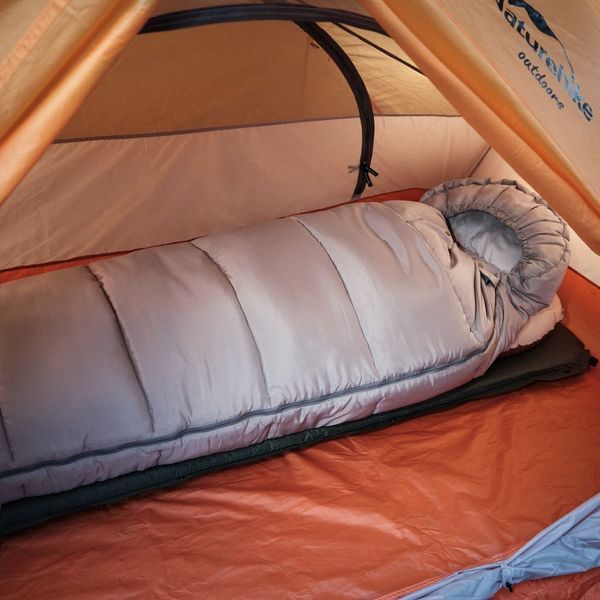 Спальник з капюшоном Naturehike M400 NH20MSD02; (1&deg;C); лівий; сірий 65076 фото