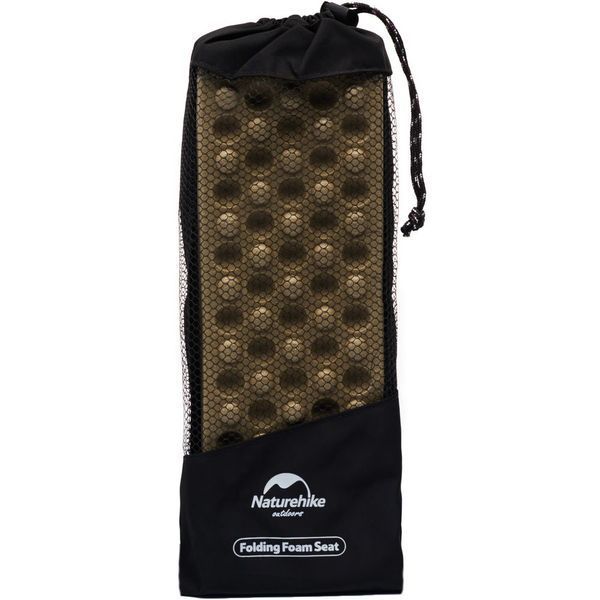 Сидушка туристична складана XPE Naturehike NH20PJ025, 15 мм, хакі з чохлом для походів та кемпінгу 57533 фото