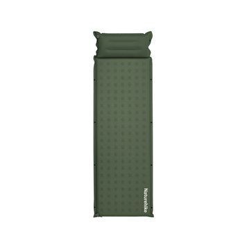 Матрац туристичний із подушкою, самонадувний одномісний Naturehike CNK2550WS025, вологостійкий, 200х65х6 см, зелений 71372 фото