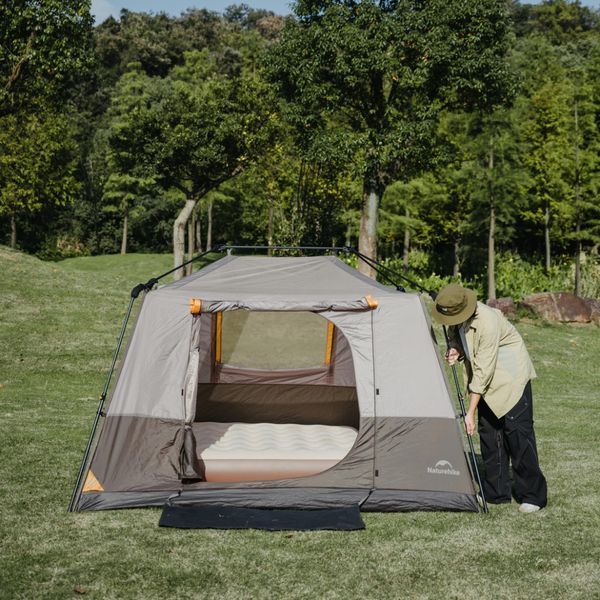 Намет чотиримісний Naturehike Cape Series 5.2 CNK2450WS037; сіро-коричневий 71453 фото