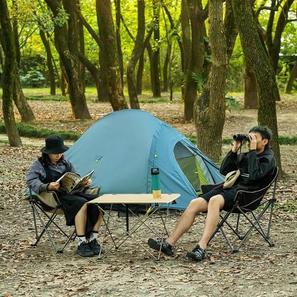 Крісло складане Naturehike NH20JJ022 600D Oxford Cotton / сталь; бежевий 57572 фото