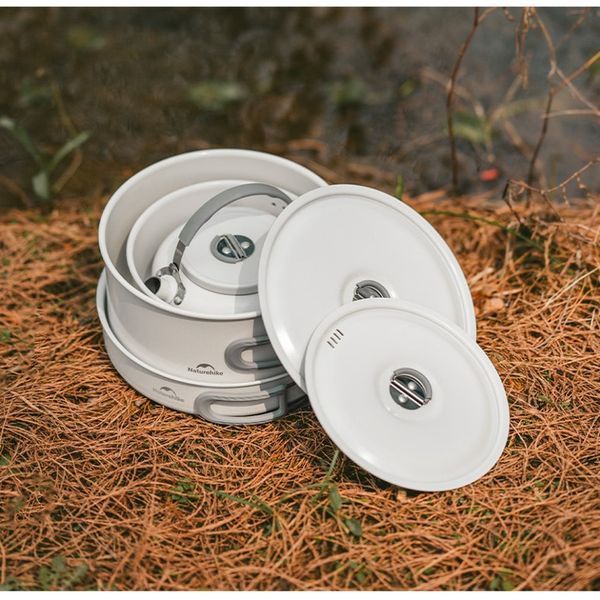 Каструля із керамічним антипригарним покриттям Naturehike CNK2450CF013, 3 л, алюміній 68996 фото