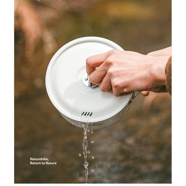 Каструля із керамічним антипригарним покриттям Naturehike CNK2450CF013, 3 л, алюміній 68996 фото