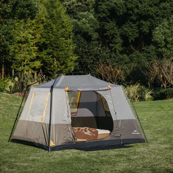 Намет чотиримісний Naturehike Cape Series 5.2 CNK2450WS037; сіро-коричневий 71453 фото
