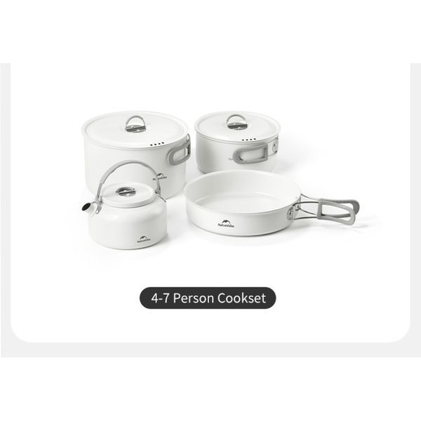 Каструля із керамічним антипригарним покриттям Naturehike CNK2450CF013, 3 л, алюміній 68996 фото