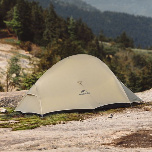 Намет надлегкий двомісний Naturehike Cloud Up Pro CNK2350WS020, 20D, пісочний 68976 фото