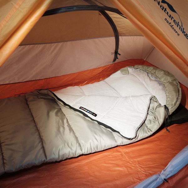 Спальник з капюшоном Naturehike M400 NH20MSD02, (1&deg;C), лівий, зелений 65078 фото