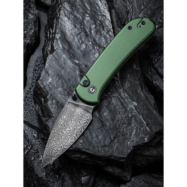 Ніж складаний Civivi Qubit Green Aluminum C22030E-DS1 70305 фото