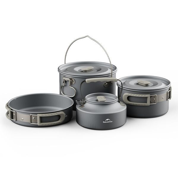 Сковорідка зі складаною ручкою Naturehike CNK2450CF010; 17;5 см; алюміній 69016 фото