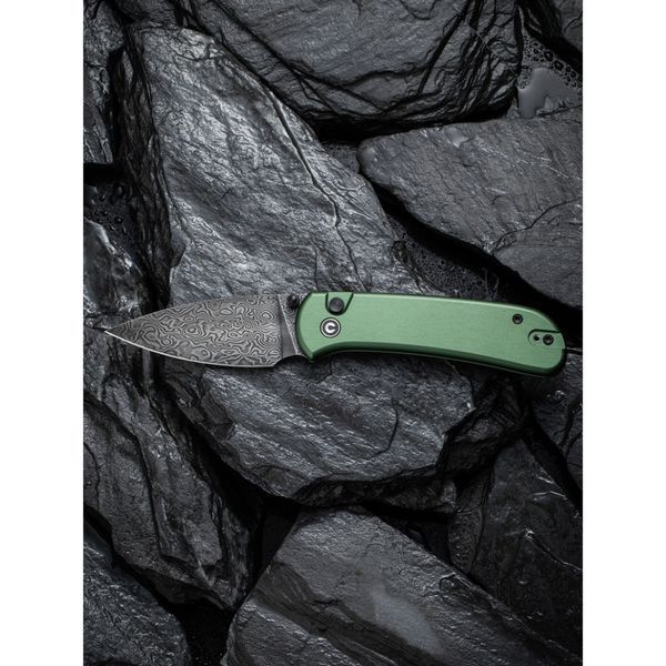 Ніж складаний Civivi Qubit Green Aluminum C22030E-DS1 70305 фото