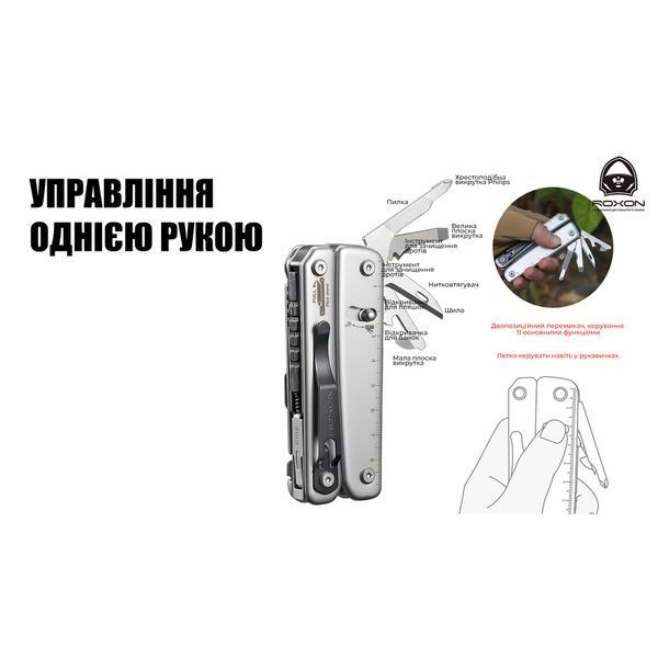 Мультитул Roxon Flash S803E (20 в 1) 66520 фото