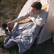 Спальник з натуральним пухом Naturehike CW400 NH18C400-D; p-р L; жовто-сірий 67636 фото 5