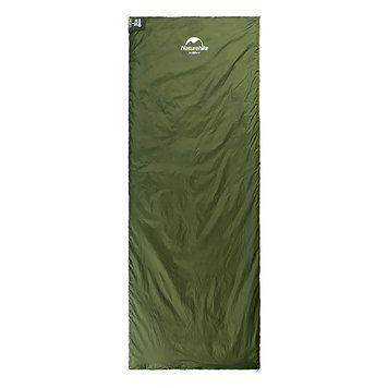 Спальник надлегкий Naturehike LW180 NH21MSD04 лівий; (15&deg;C); p-p M; темно-зелений 65512 фото