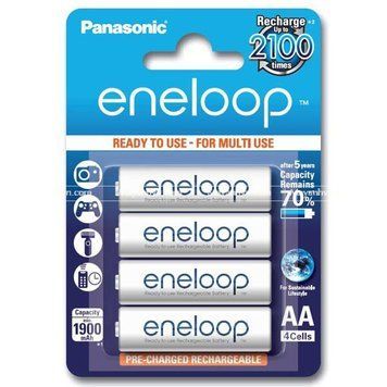 Акумулятор Panasonic Eneloop AA 1900 4BP mAh NI-MH блистер 4 шт 45377 фото