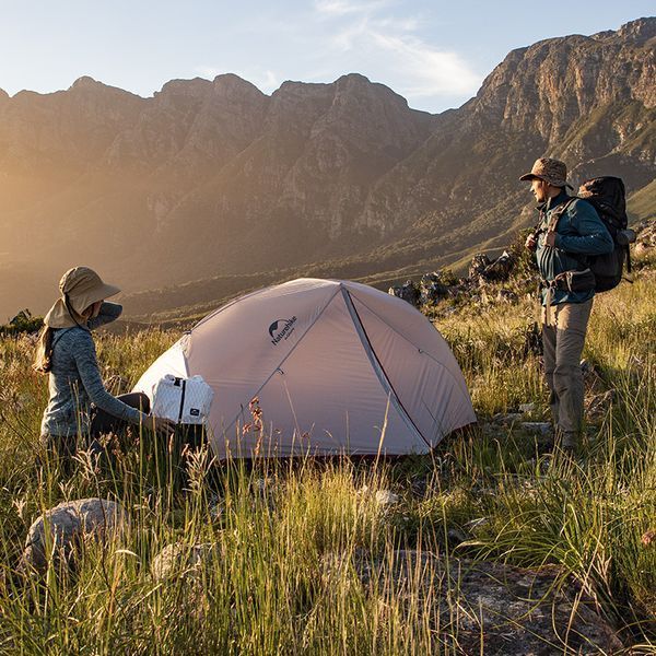 Намет надлегкий двомісний з футпринтом Naturehike Star-River 2 Updated NH17T012-T; 210T; помаранчевий 57473 фото