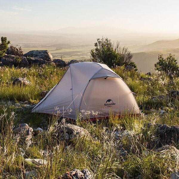 Намет надлегкий двомісний з футпринтом Naturehike Star-River 2 Updated NH17T012-T; 210T; помаранчевий 57473 фото