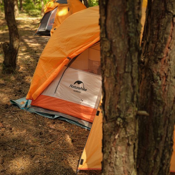 Намет надлегкий двомісний з футпринтом Naturehike Star-River 2 Updated NH17T012-T; 210T; помаранчевий 57473 фото