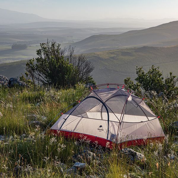 Намет надлегкий двомісний з футпринтом Naturehike Star-River 2 Updated NH17T012-T; 210T; помаранчевий 57473 фото