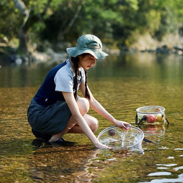 Складаний контейнер для води з ПВХ Naturehike NH20SJ040; 20л; прозорий 65799 фото