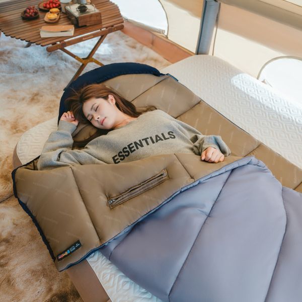 Спальник з капюшоном Naturehike Sunny Day PL02 U250 CNK2550WS028, (8,5&deg;C), правий, коричнево-зелений 71374 фото