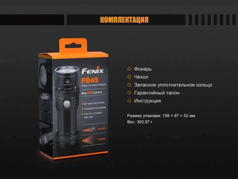 Ліхтар ручний Fenix FD45 44477 фото