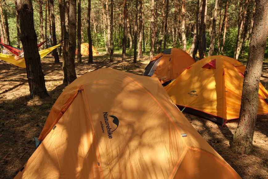 Намет надлегкий двомісний з футпринтом Naturehike Star-River 2 Updated NH17T012-T; 210T; помаранчевий 57473 фото