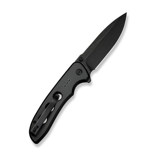Ніж складаний туристичний Civivi Hyperpulse, (8.9 см) 14C28N / Aluminum чорний 68859 фото