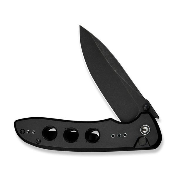 Ніж складаний туристичний Civivi Hyperpulse, (8.9 см) 14C28N / Aluminum чорний 68859 фото