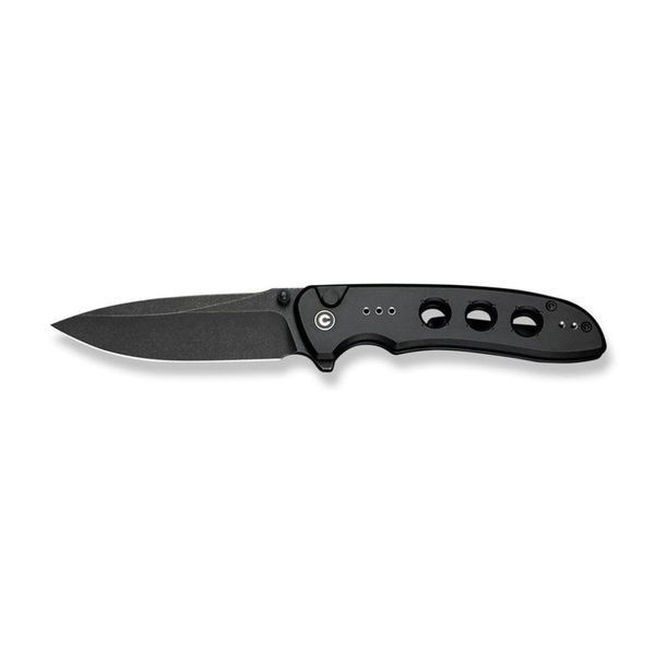 Ніж складаний туристичний Civivi Hyperpulse, (8.9 см) 14C28N / Aluminum чорний 68859 фото
