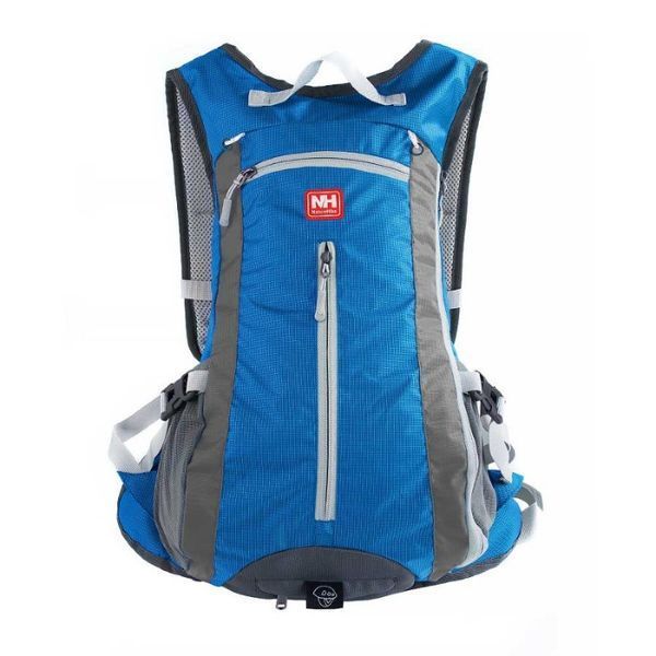 Велорюкзак з чохлом для шолома Naturehike 15 л sky blue NH15C001-B; блакитний 65080 фото