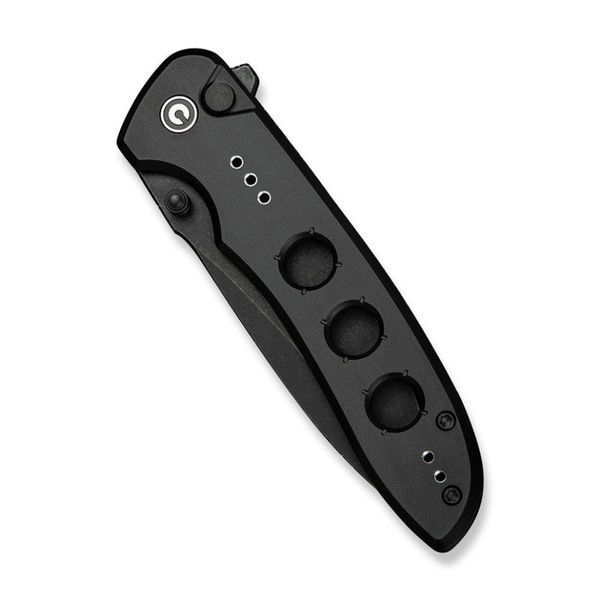 Ніж складаний туристичний Civivi Hyperpulse, (8.9 см) 14C28N / Aluminum чорний 68859 фото