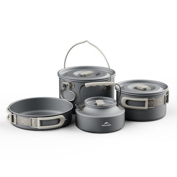 Каструля Naturehike CNK2450CF010; 1.7 л; алюміній 69018 фото