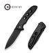 Ніж складаний туристичний Civivi Hyperpulse, (8.9 см) 14C28N / Aluminum чорний 68859 фото 9