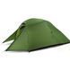 Намет надлегкий одномісний з футпринтом Naturehike Cloud Up 1 Updated NH18T010-T; 20D; темно-зелений 65224 фото 2