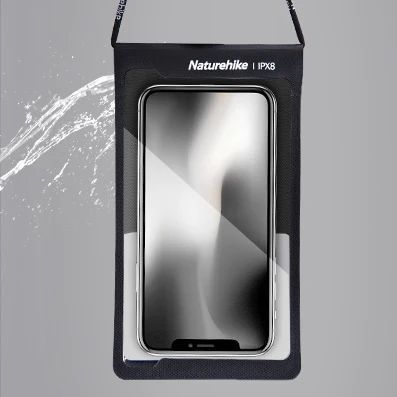 Чохол водонепроникний для&nbsp;смартфона&nbsp;Naturehike NH20SM003, чорний 62955 фото