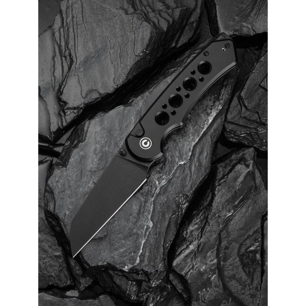 Ніж складаний туристичний Civivi Pragma Prime, (8.9 см) 14C28N / Aluminum чорний 70854 фото